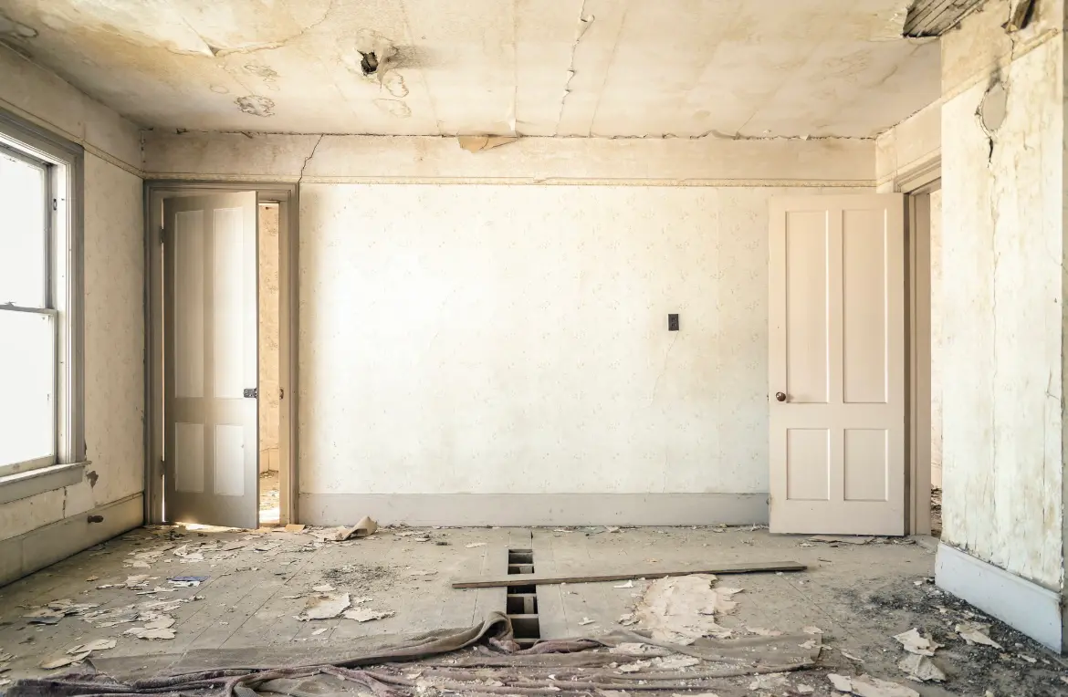 Waste disposal crew managing a cleanout project in Princeton